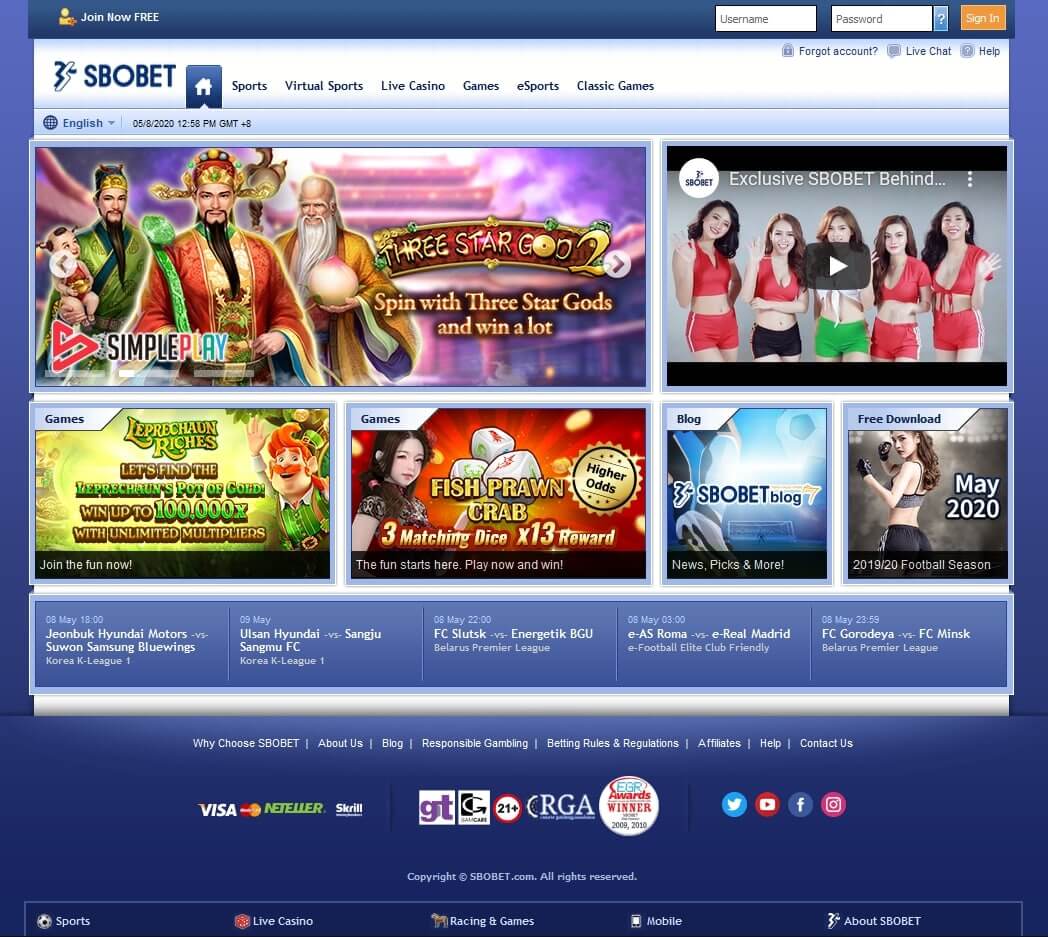 sbobet homepage
