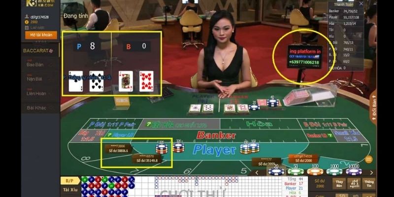 Các thuật ngữ trong Baccarat